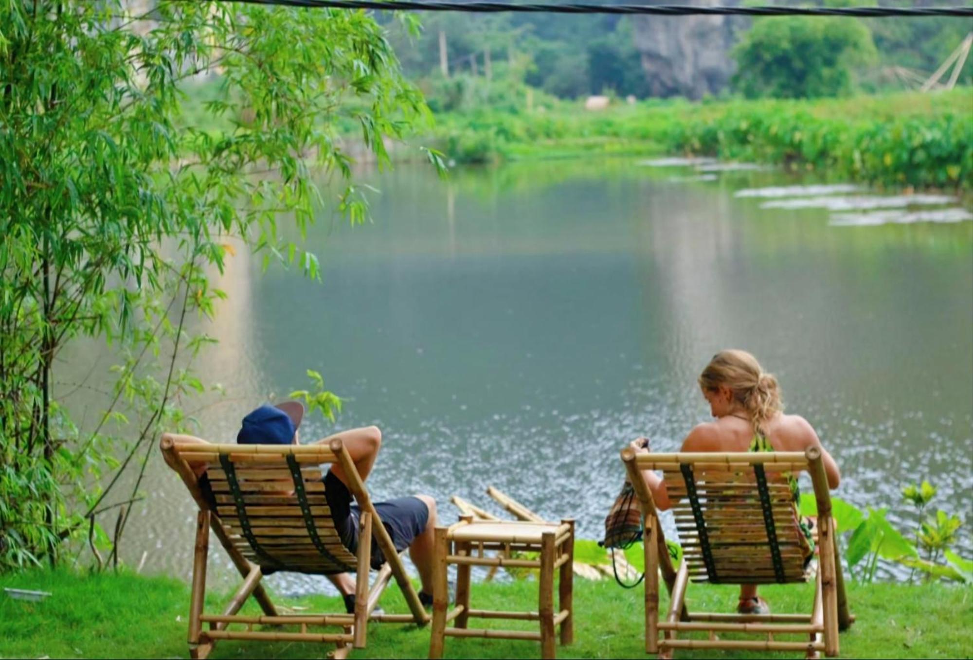 Quoc Khanh Bamboo Homestay Ninh Binh Bagian luar foto