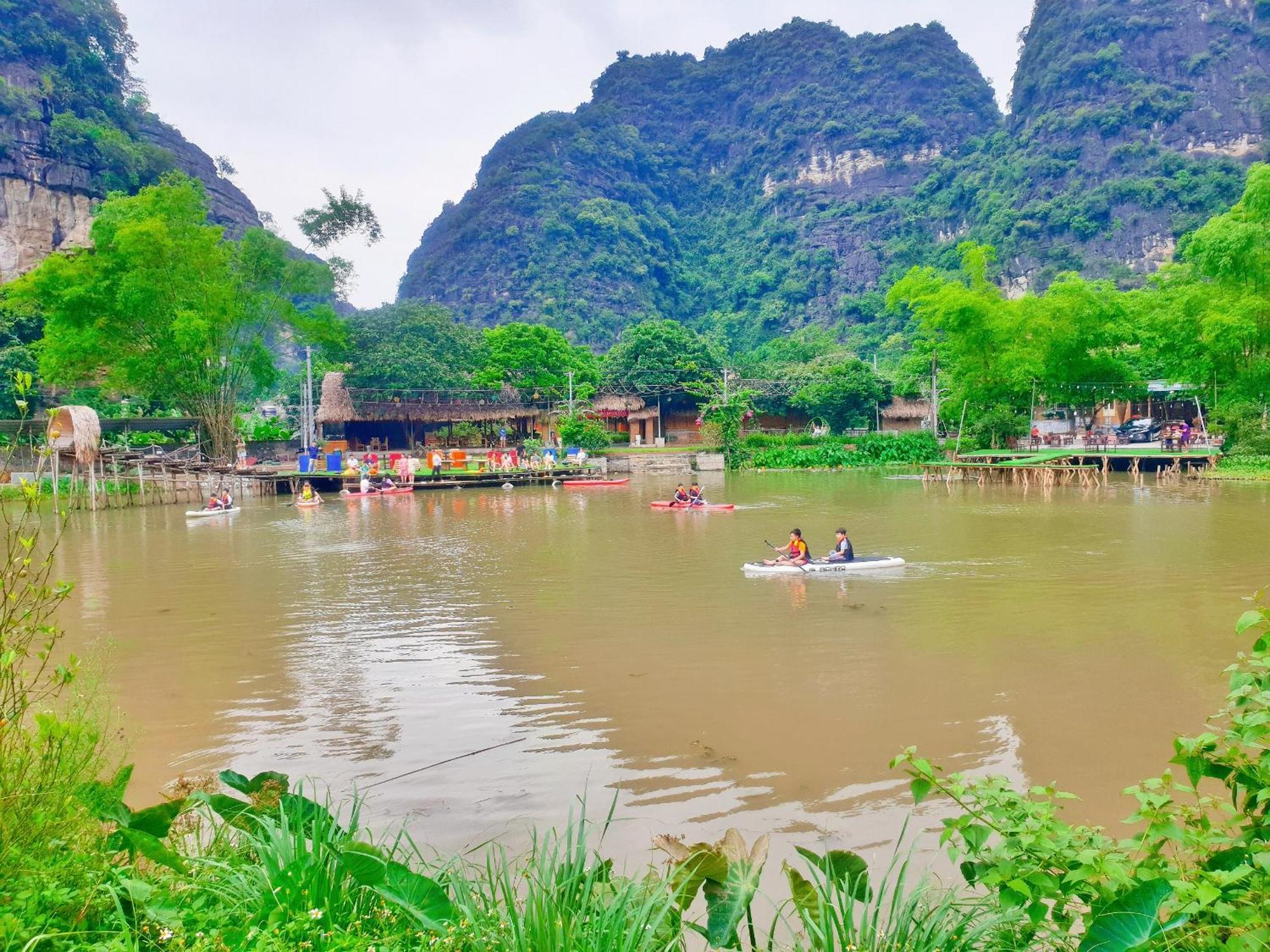 Quoc Khanh Bamboo Homestay Ninh Binh Bagian luar foto