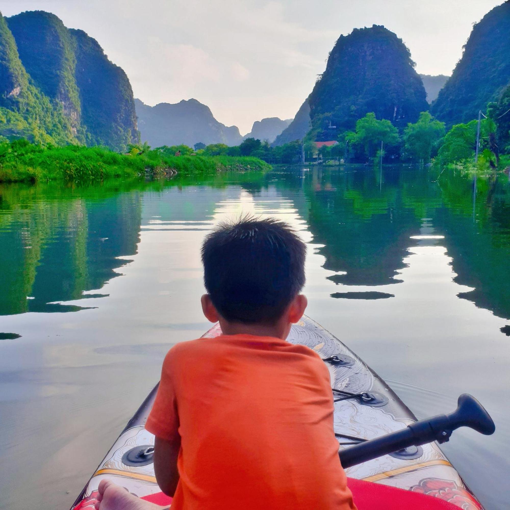 Quoc Khanh Bamboo Homestay Ninh Binh Bagian luar foto