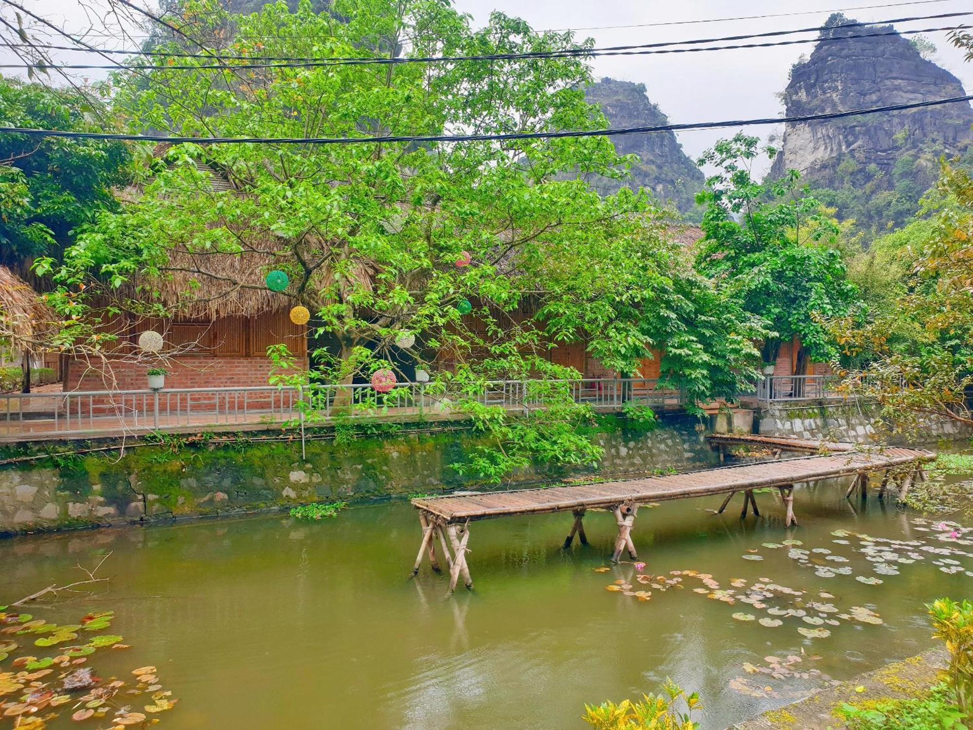 Quoc Khanh Bamboo Homestay Ninh Binh Bagian luar foto