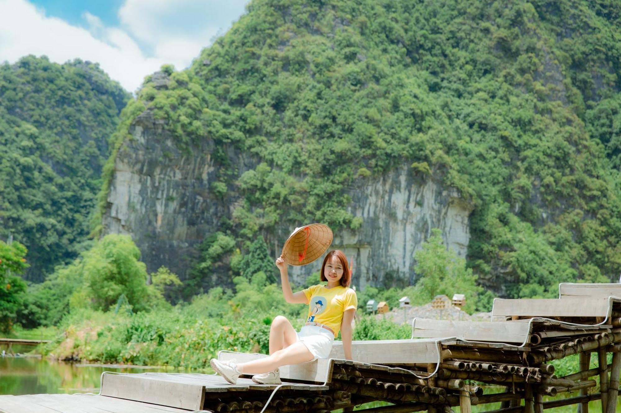 Quoc Khanh Bamboo Homestay Ninh Binh Bagian luar foto